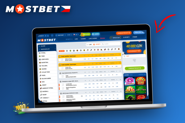 Mostbet desktop aplikace s přehledným rozhraním pro live sázení a sportovní kurzy