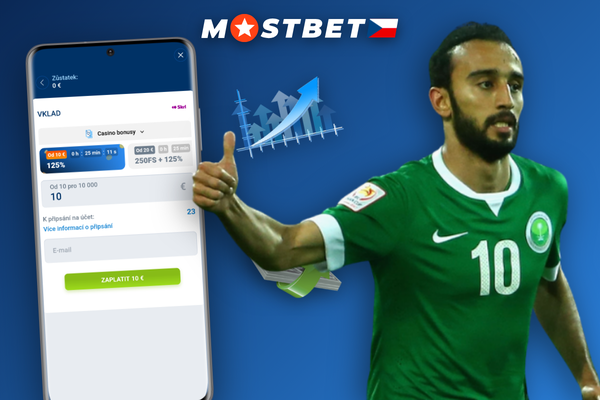 Tlačítko vkladu v pravém horním rohu Mostbet webu pro snadné dobití účtu