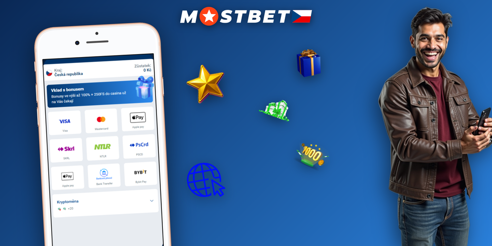 Mostbet uvítací bonus 125 % až 25 000 CZK a 250 free spinů s promo kódem
