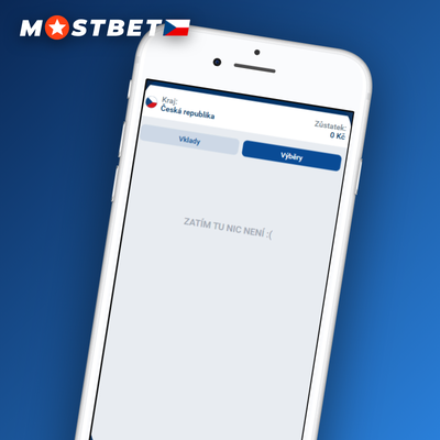 Bankovní převod na Mostbet až 375 000 CZK za transakci
